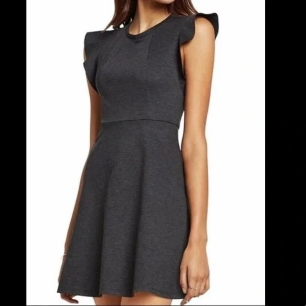 Nwt Bcbgeneration Womens Flutter Sleeve Dress Xgn… - image 1